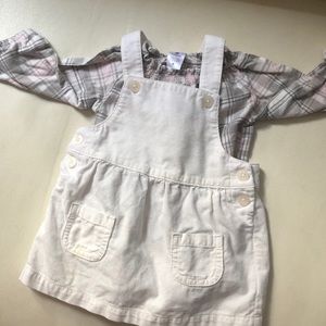 Baby girl overall dress
